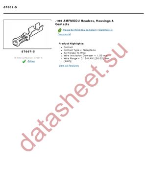 87667-5 datasheet  